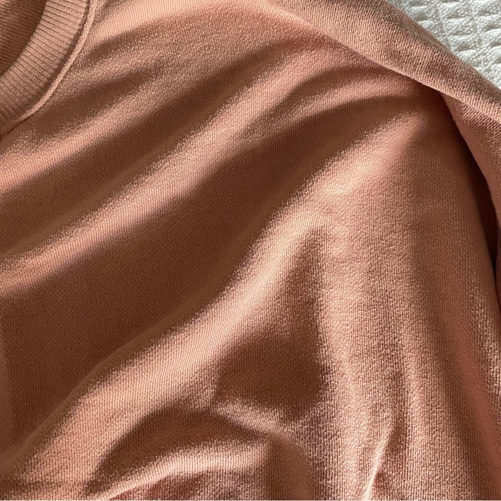aerie Oversized Crewneck Sweatshirt in Dusty Pink - Picture 12 of 13